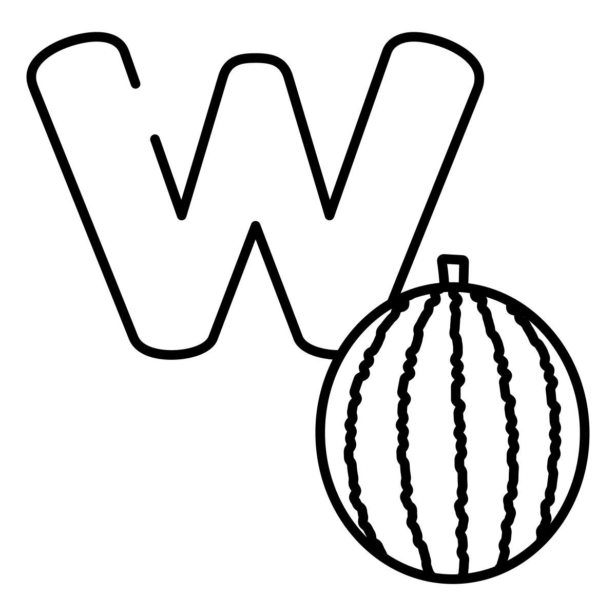 w icon
