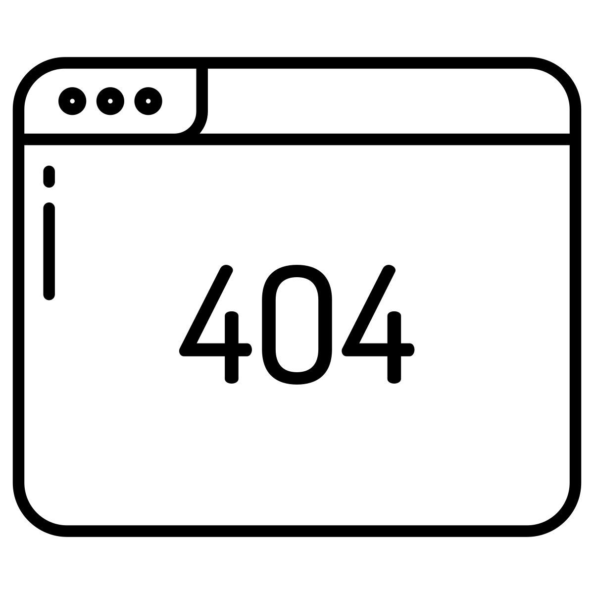 website 404 error icon