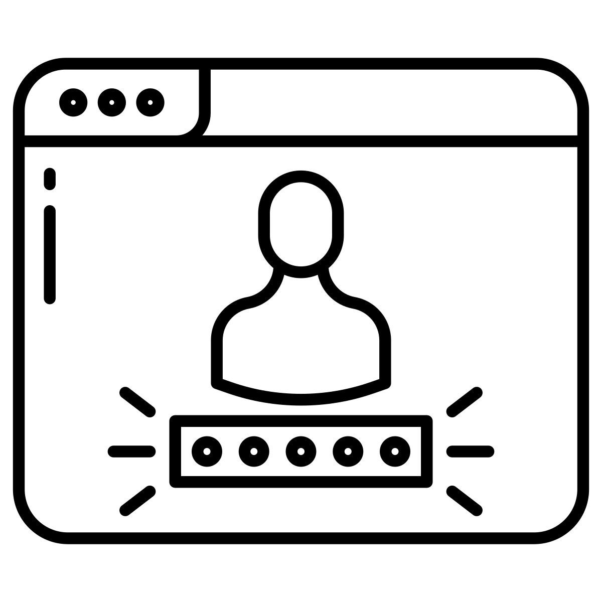 website log in icon