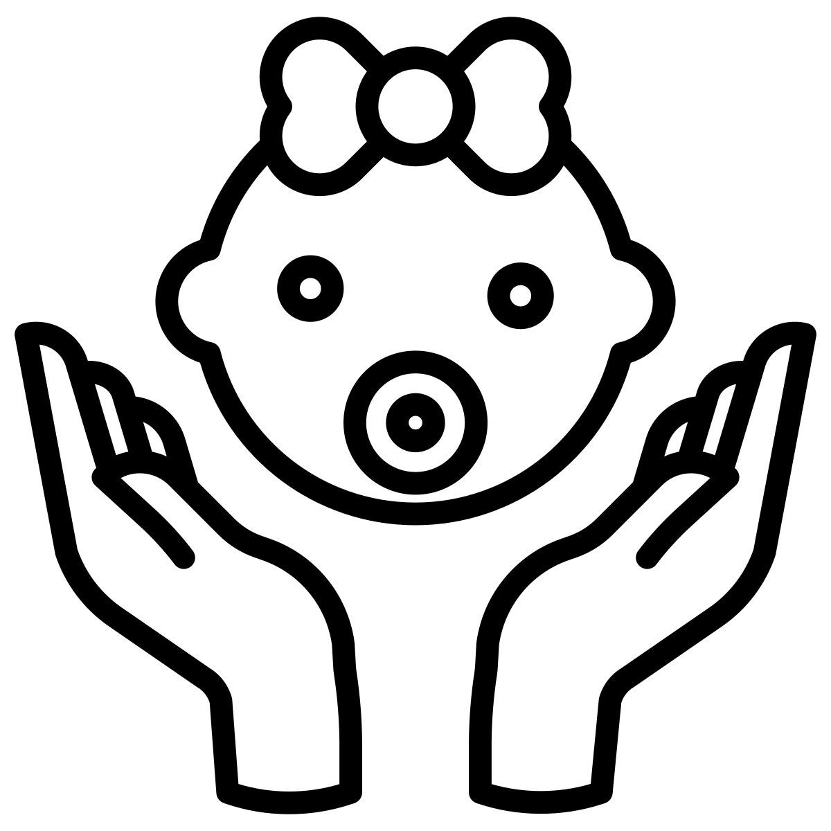 baby girl icon