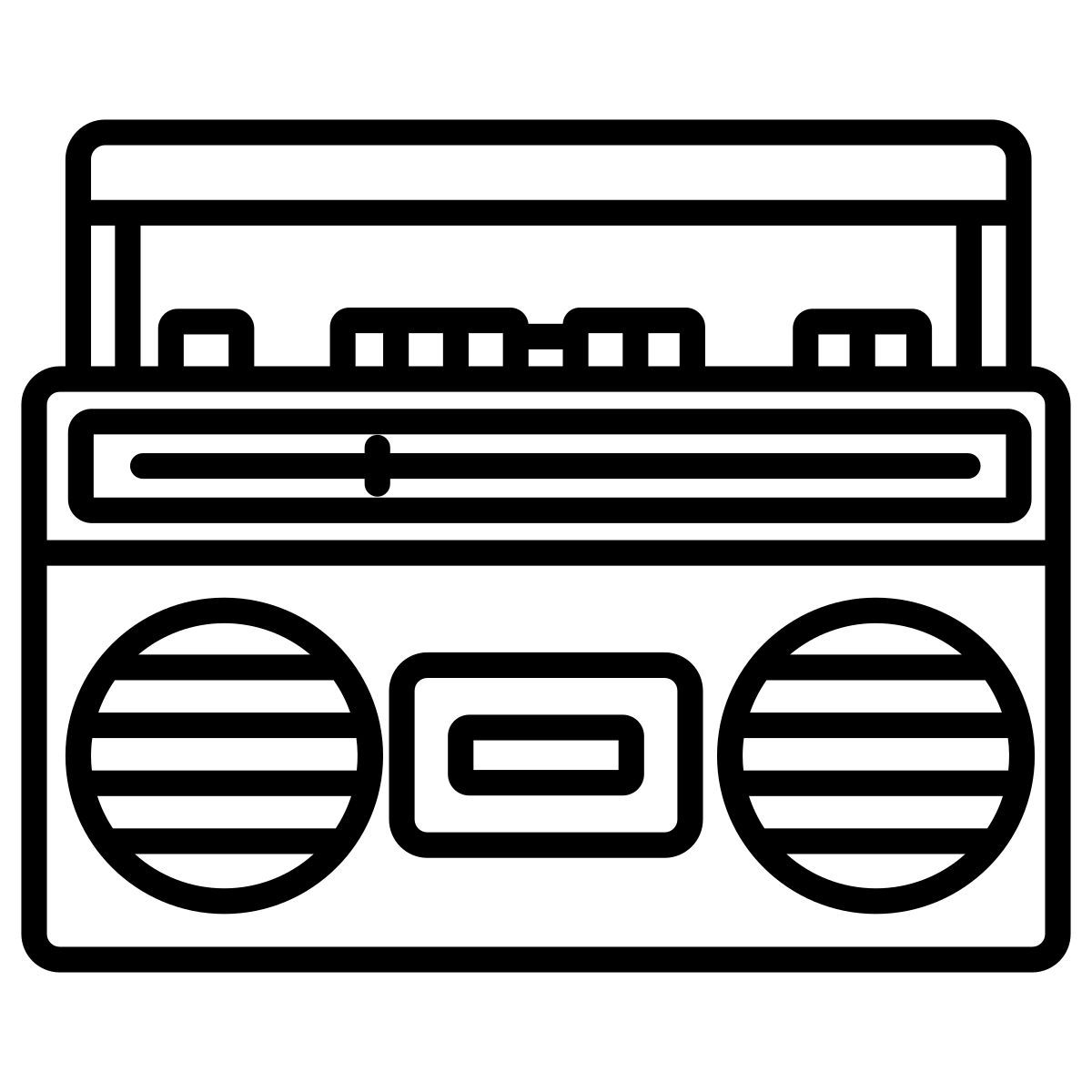 stereo portatile icon