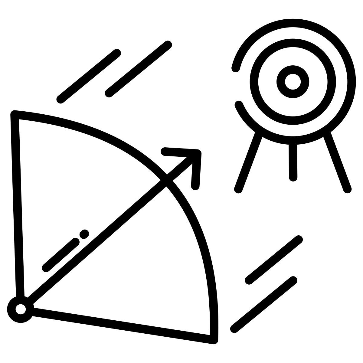 bow and arrow icon