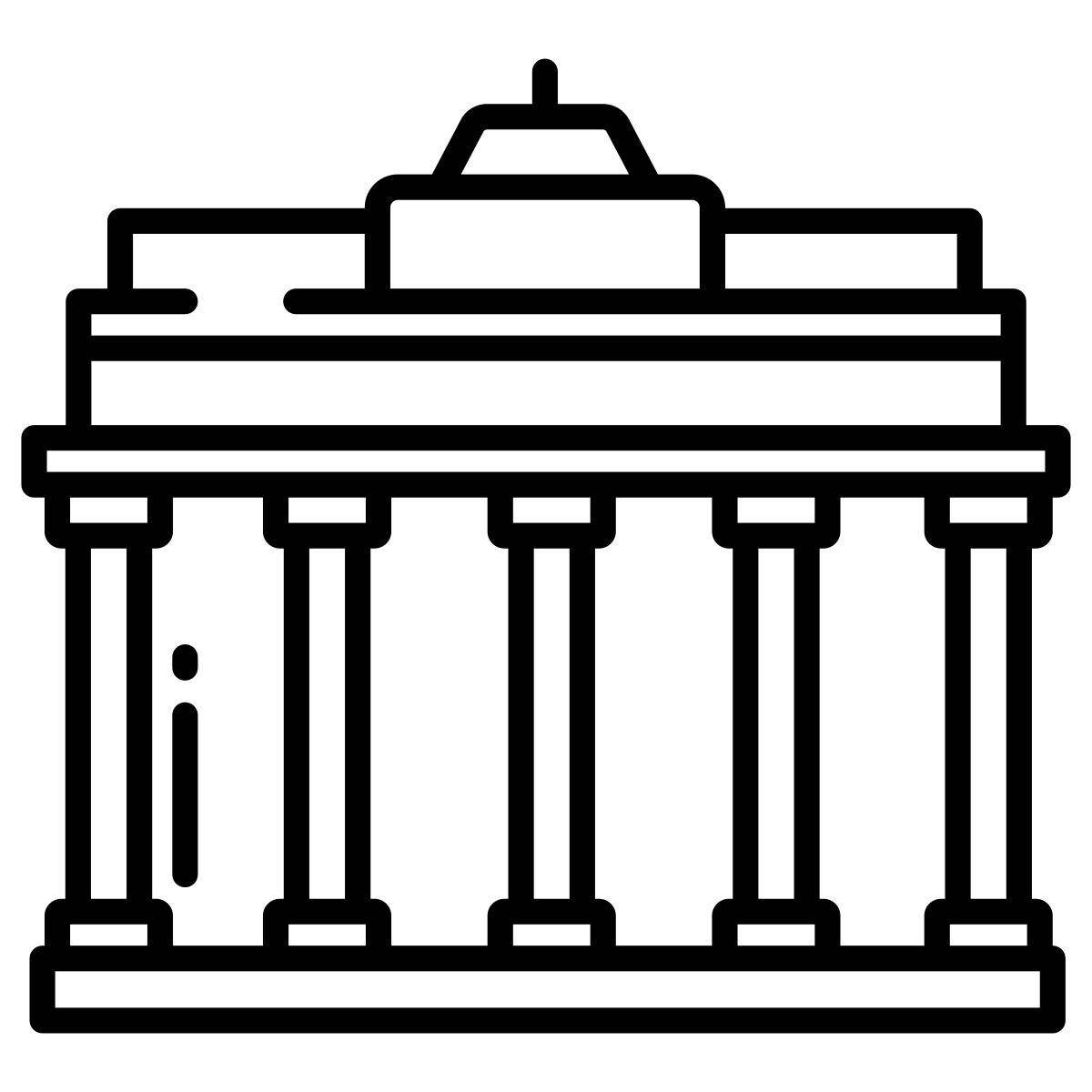 brandenburg gate icon