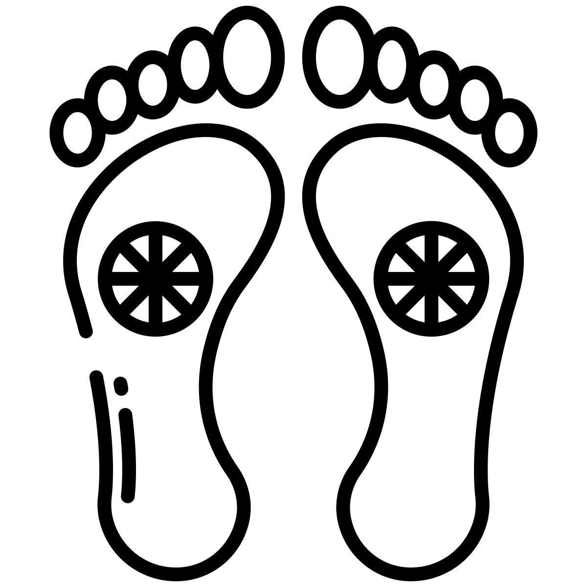 buddhas footprint icon