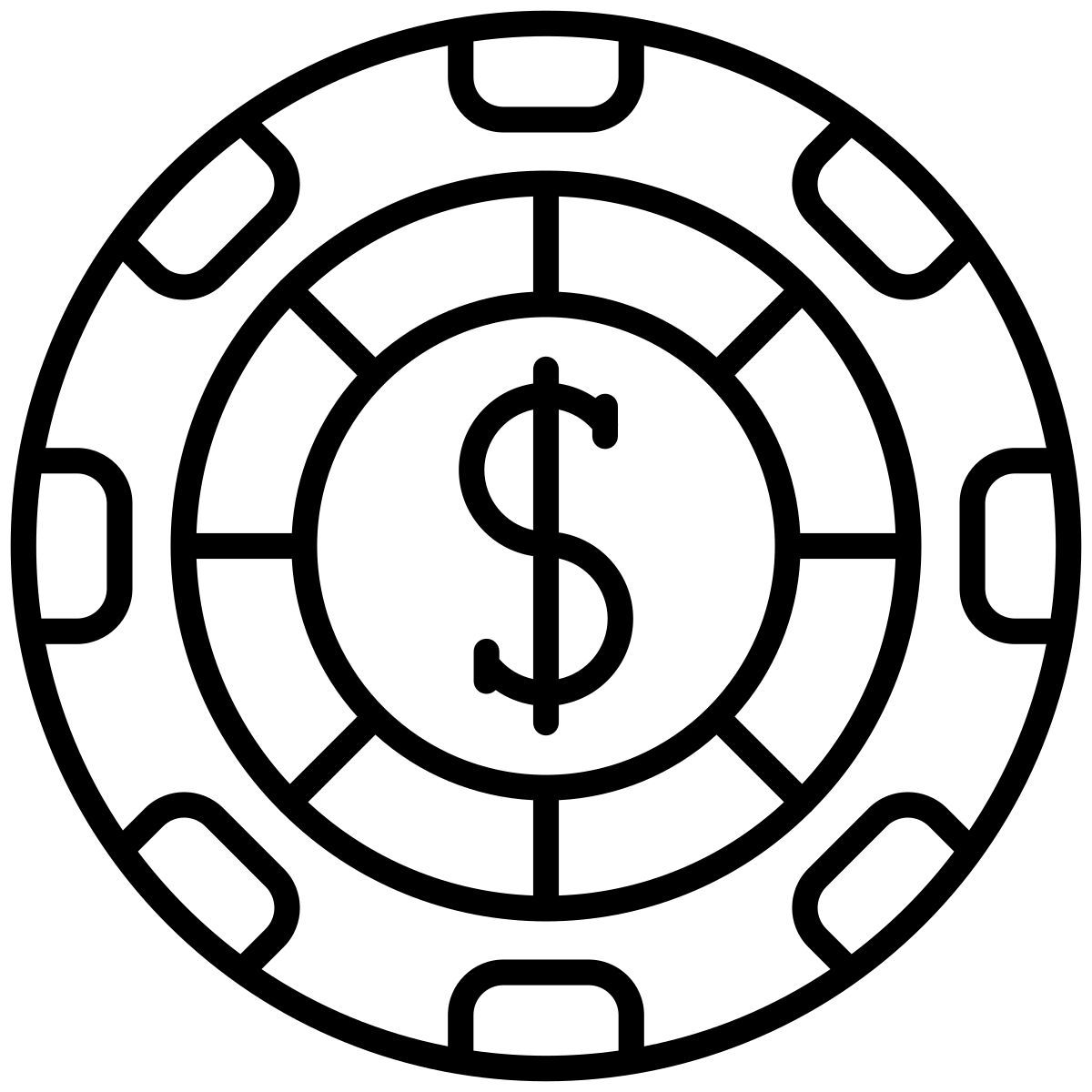 casino chip icon