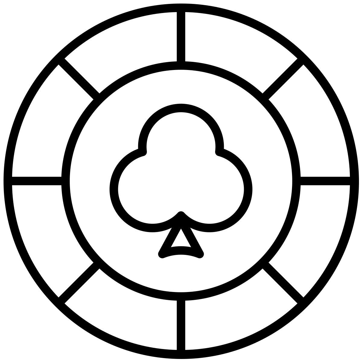 casino chip icon