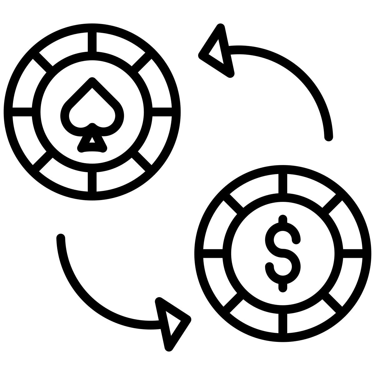 casino chip icon
