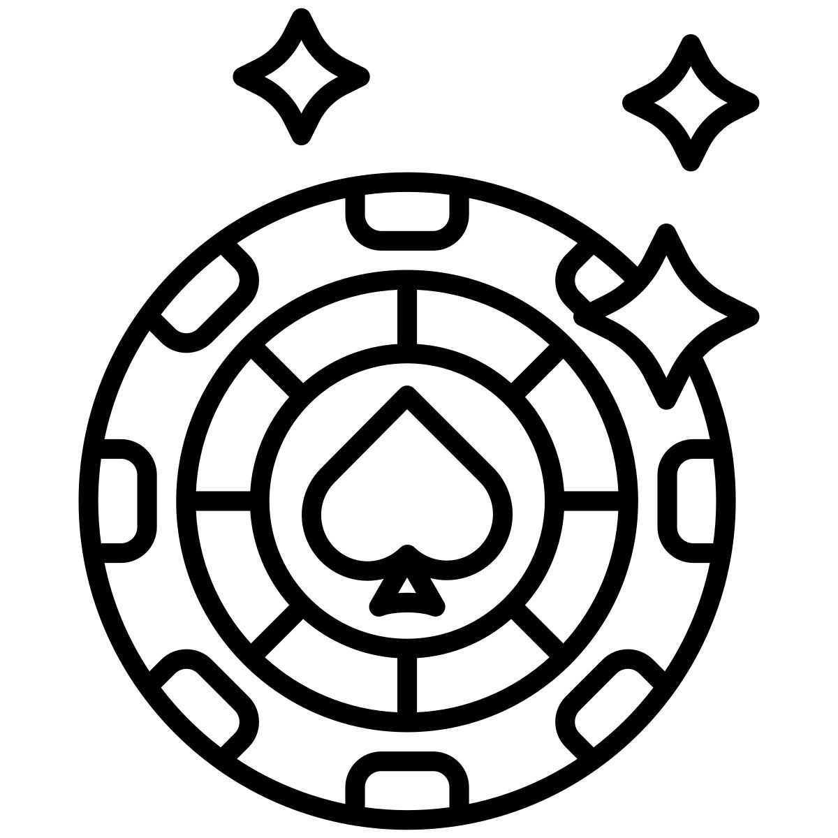 casino chip icon