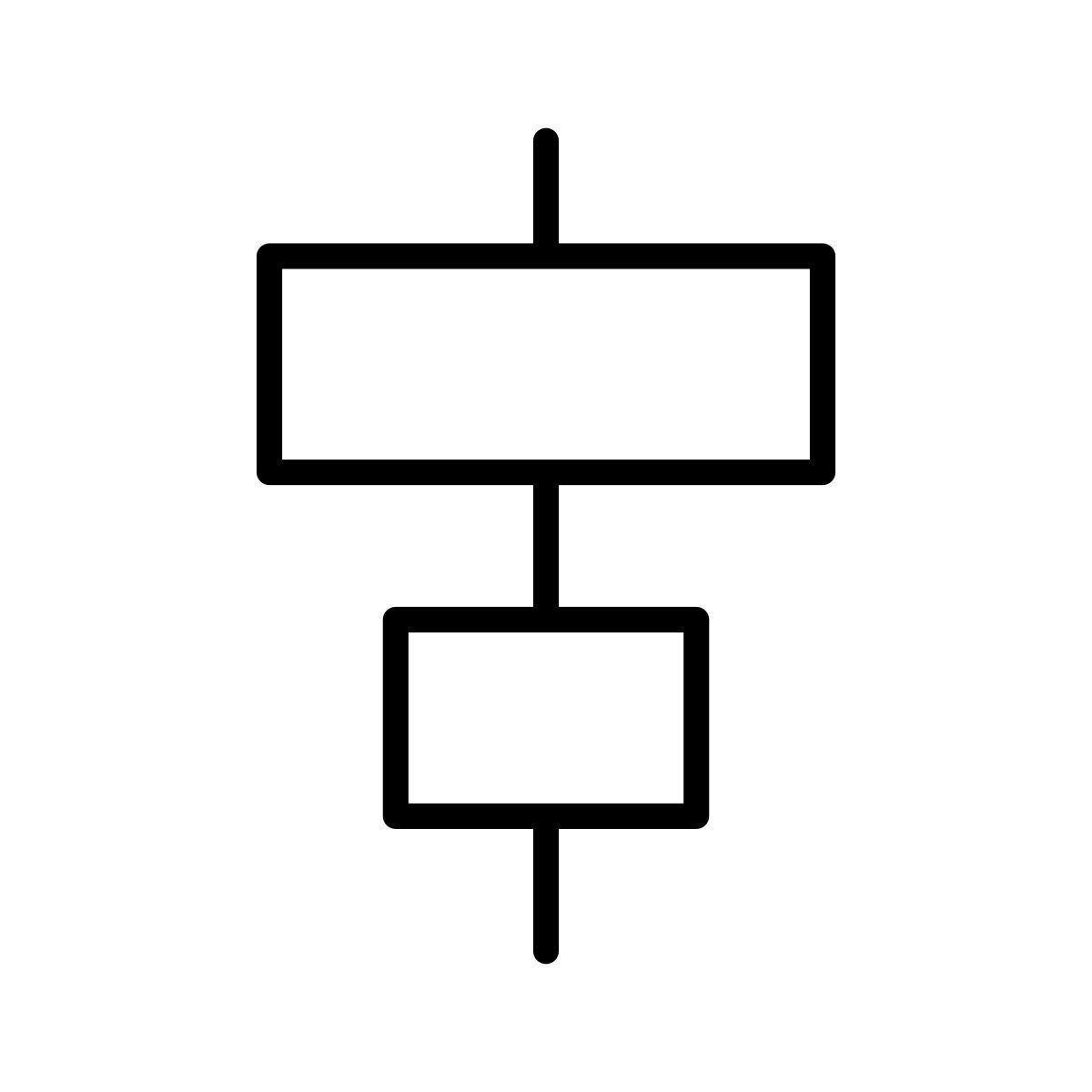alignement central icon