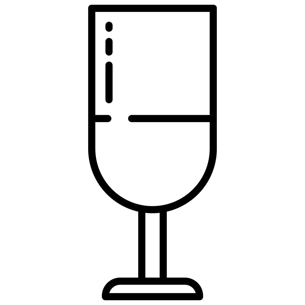 champagne glass icon