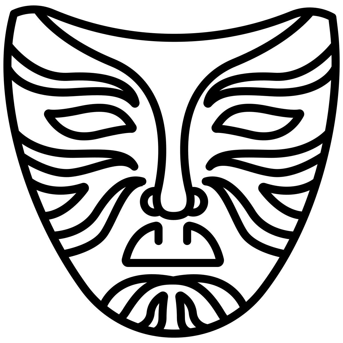 chinese mask icon