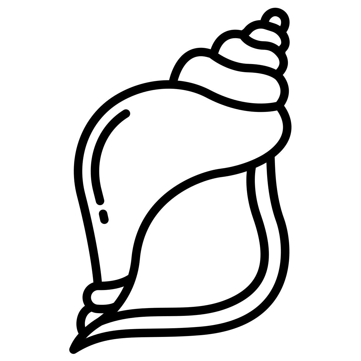 conch shell icon