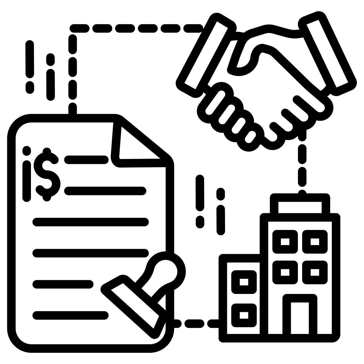 contract icon