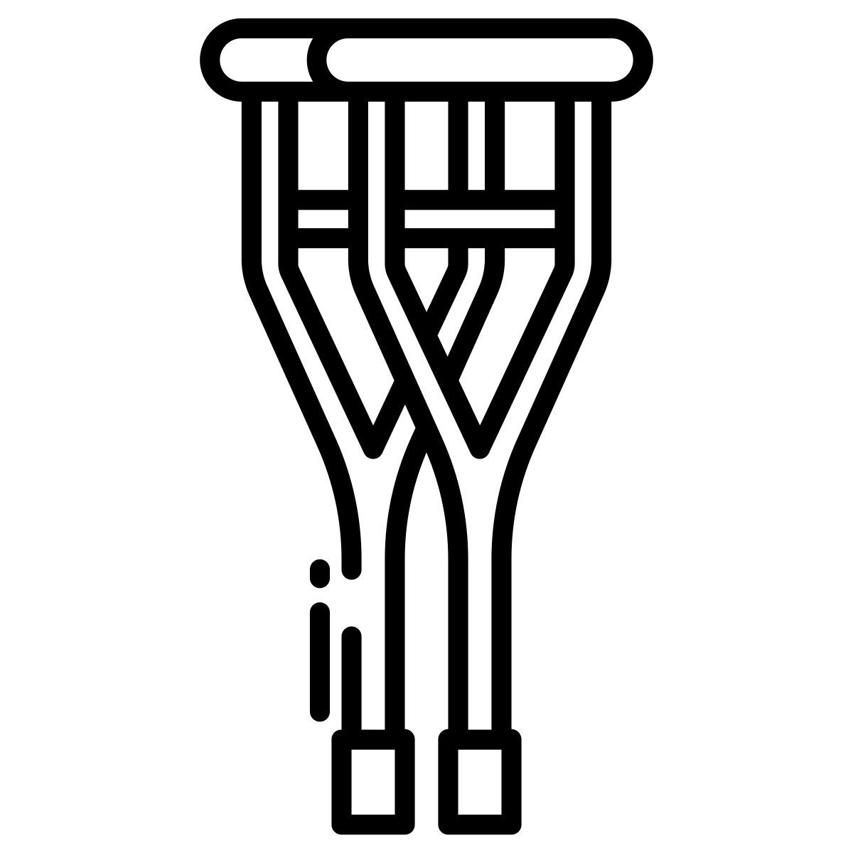 crutch icon