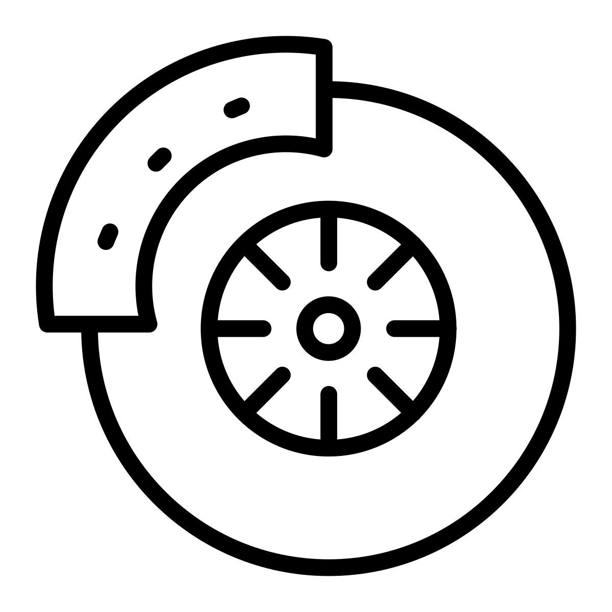 disc brake icon