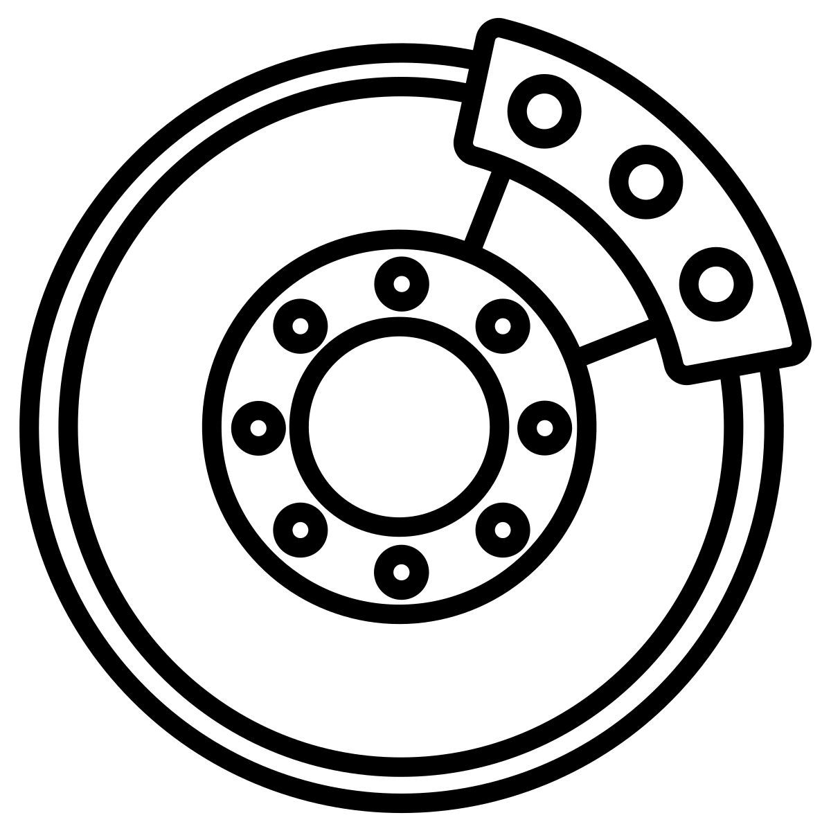 disc brake icon
