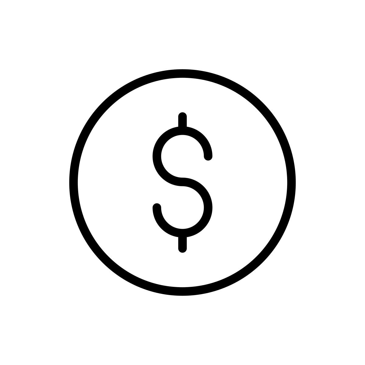 dollar symbol icon