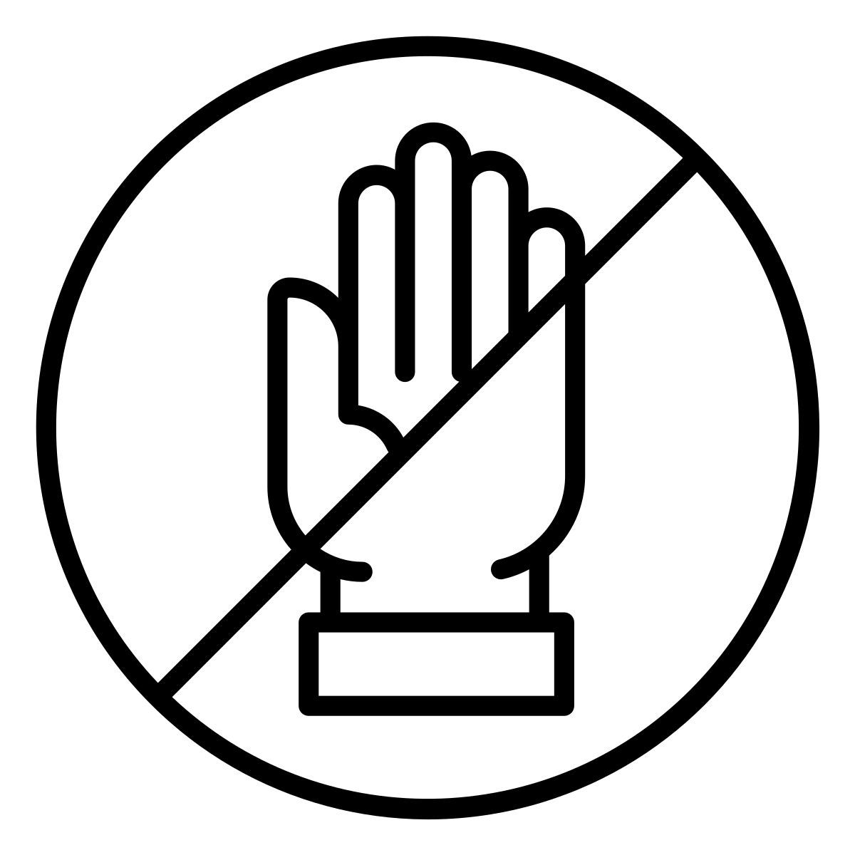 non toccare icon