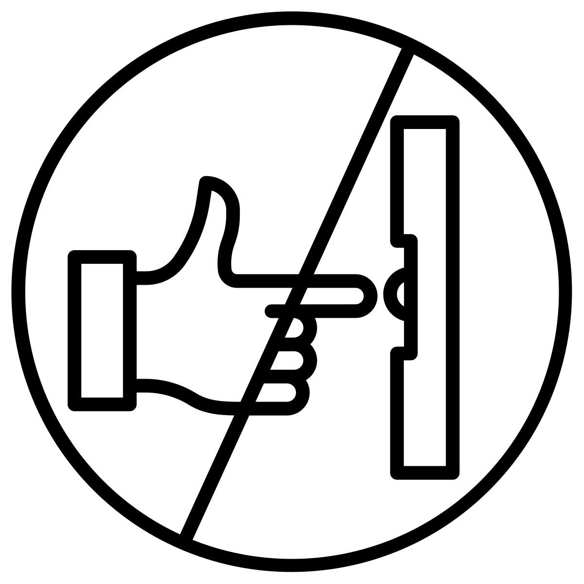 non toccare icon
