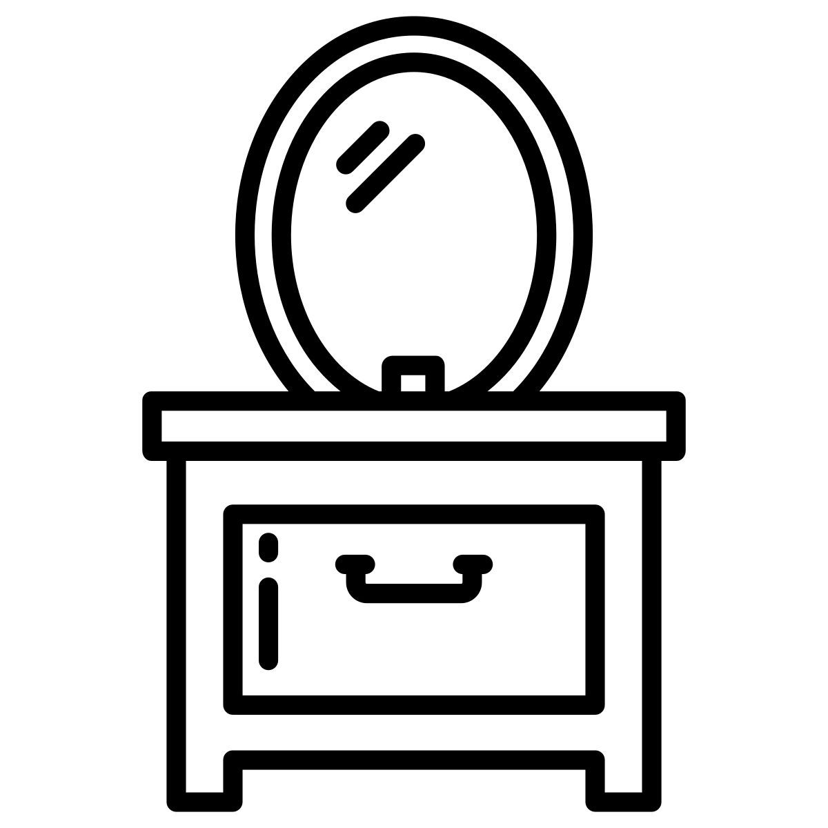 dressing table icon