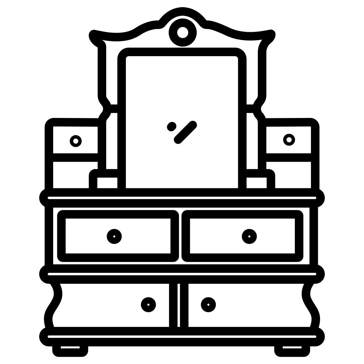 dressing table icon