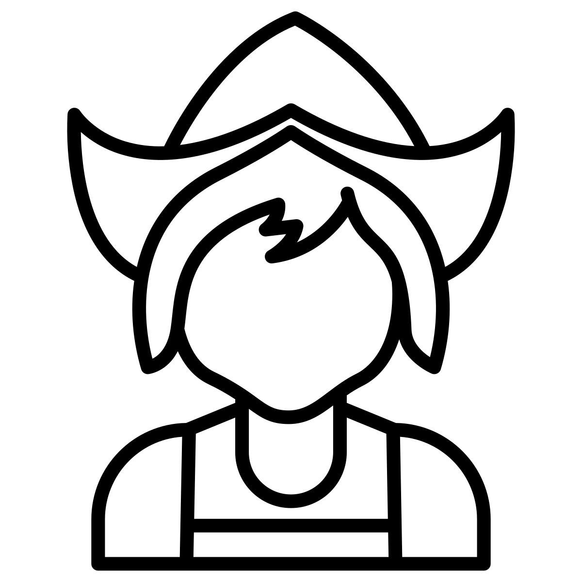 dutch woman icon