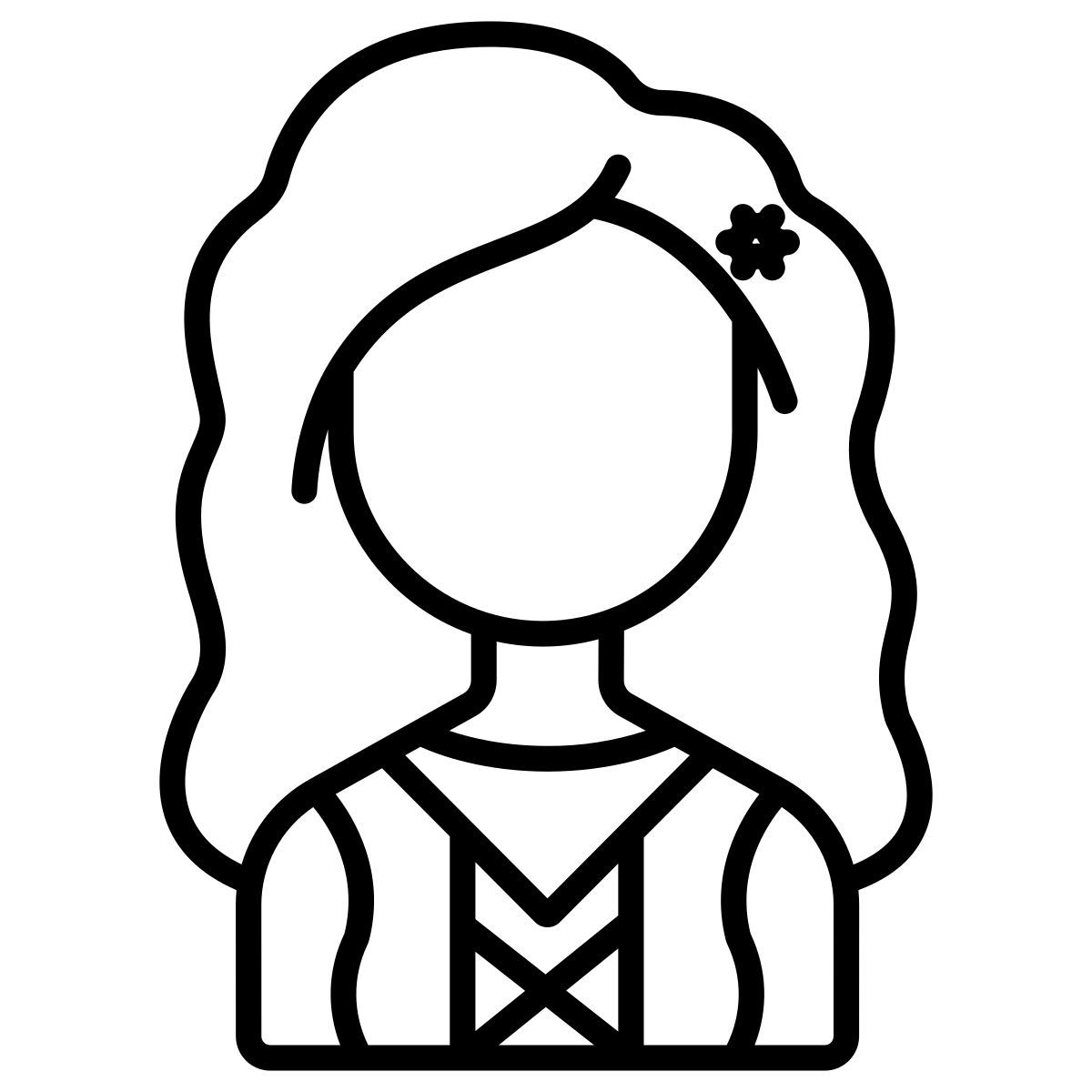 dutch woman icon