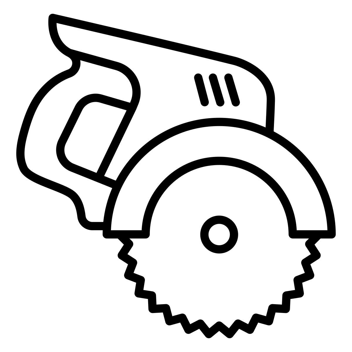 electric saw icon