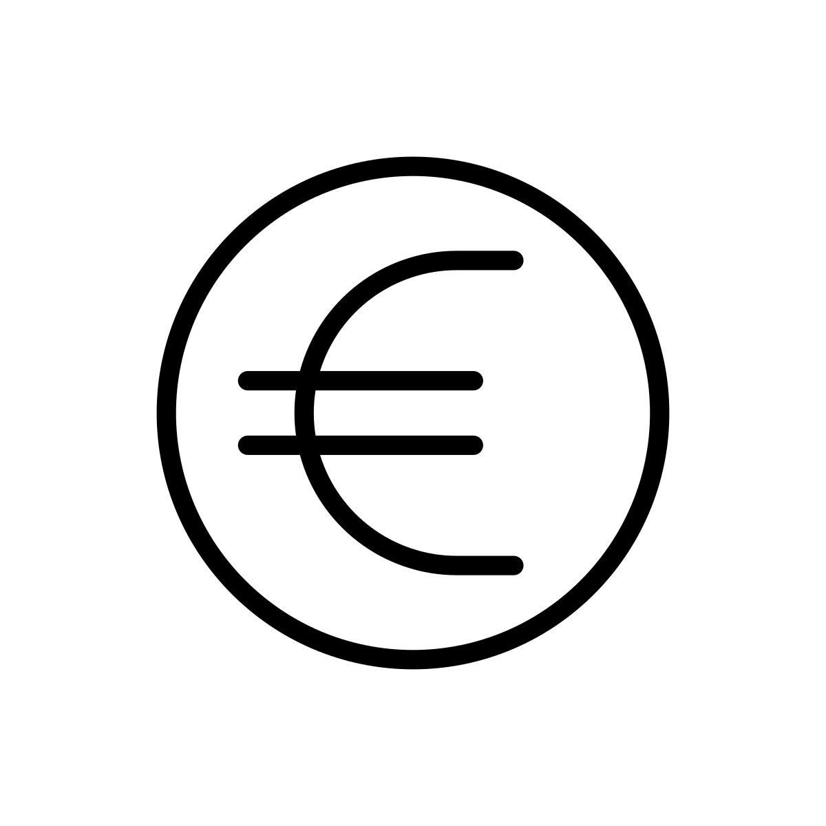 euro symbol icon