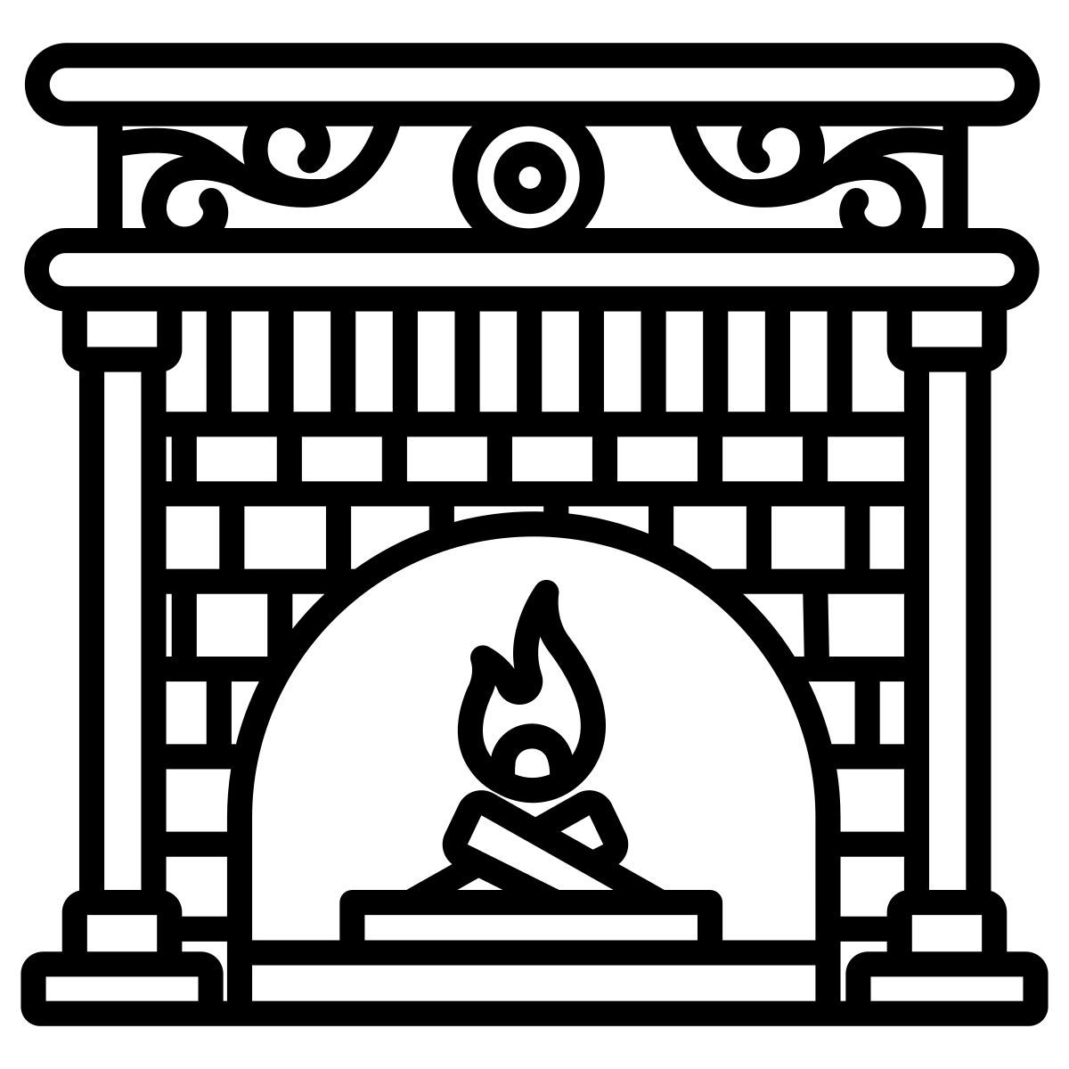 fireplace icon