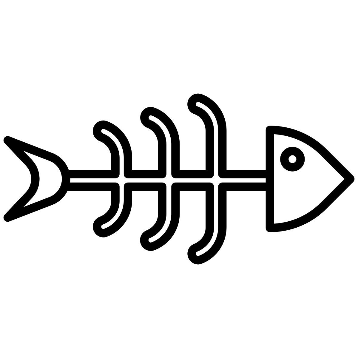 fish bones icon