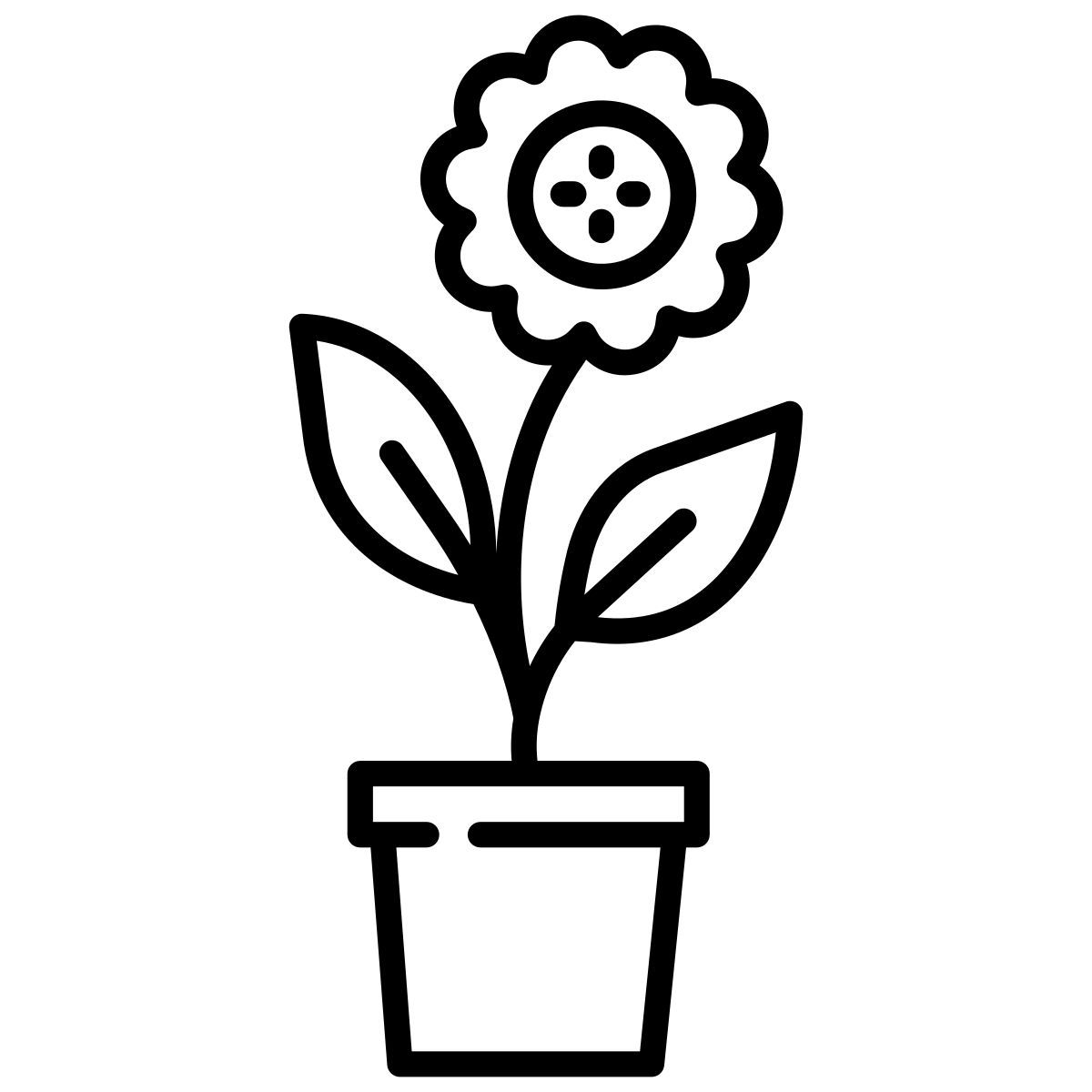 flower pot icon