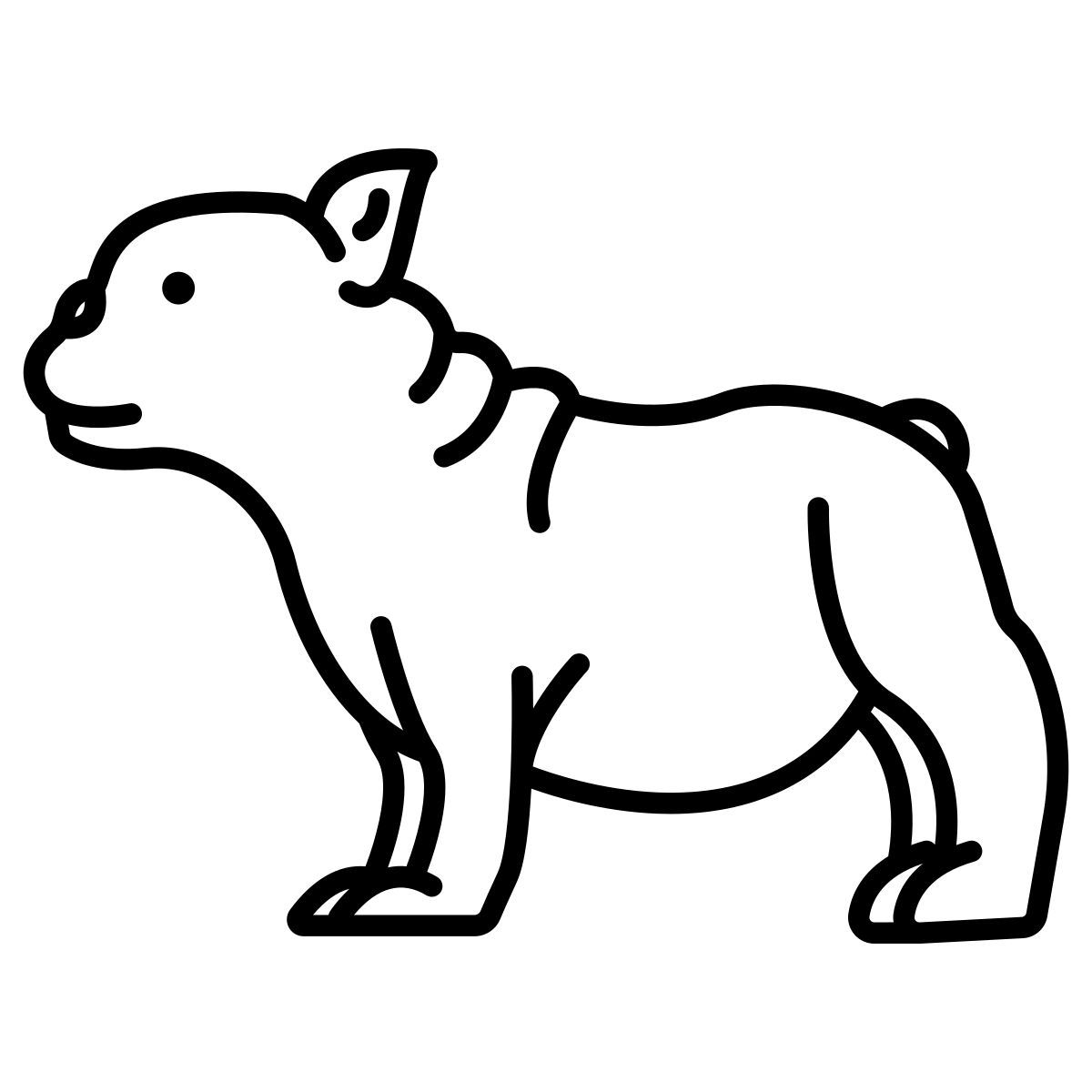 french bulldog icon