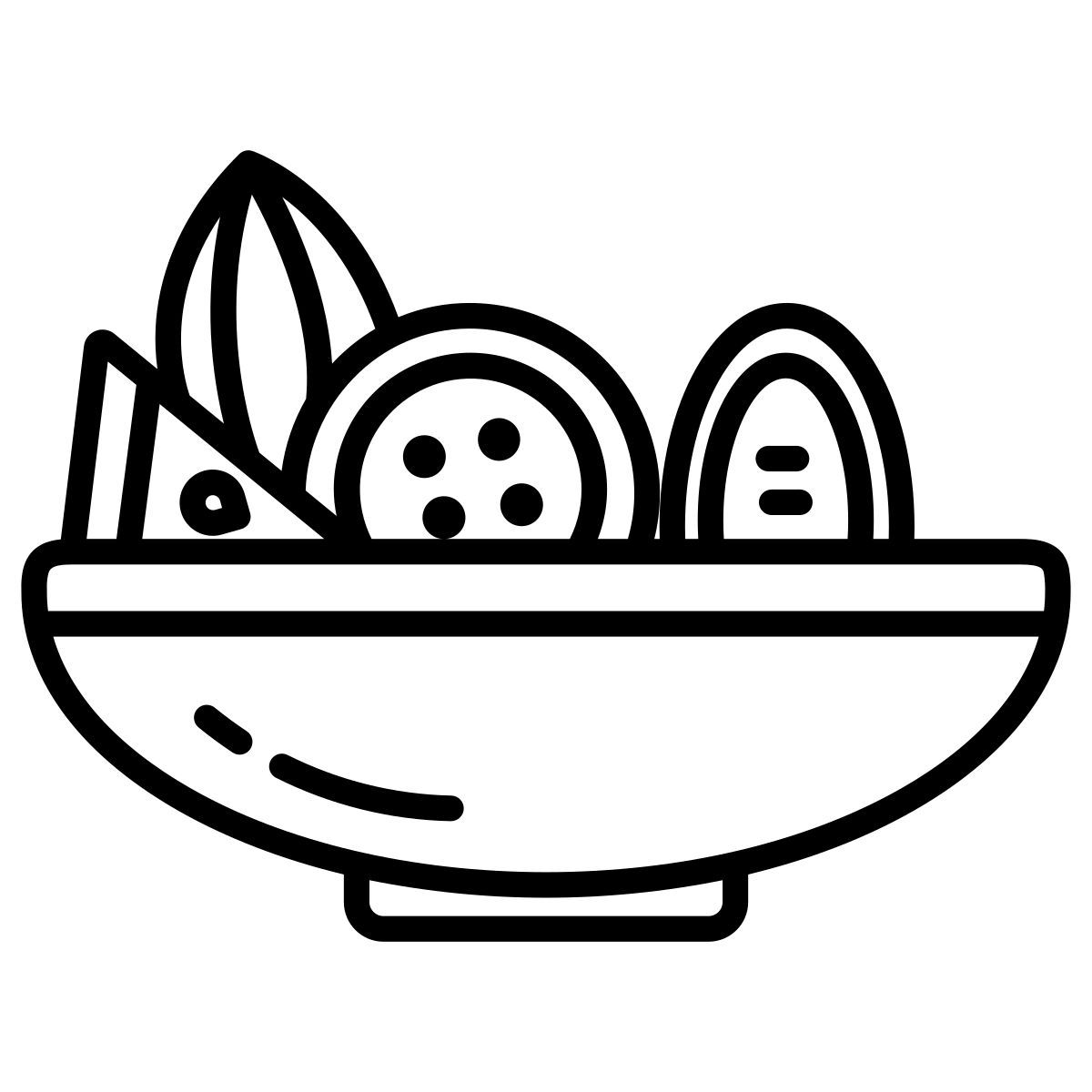 fruit bowl icon