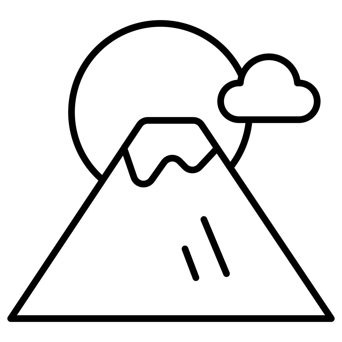 fuji mountain icon