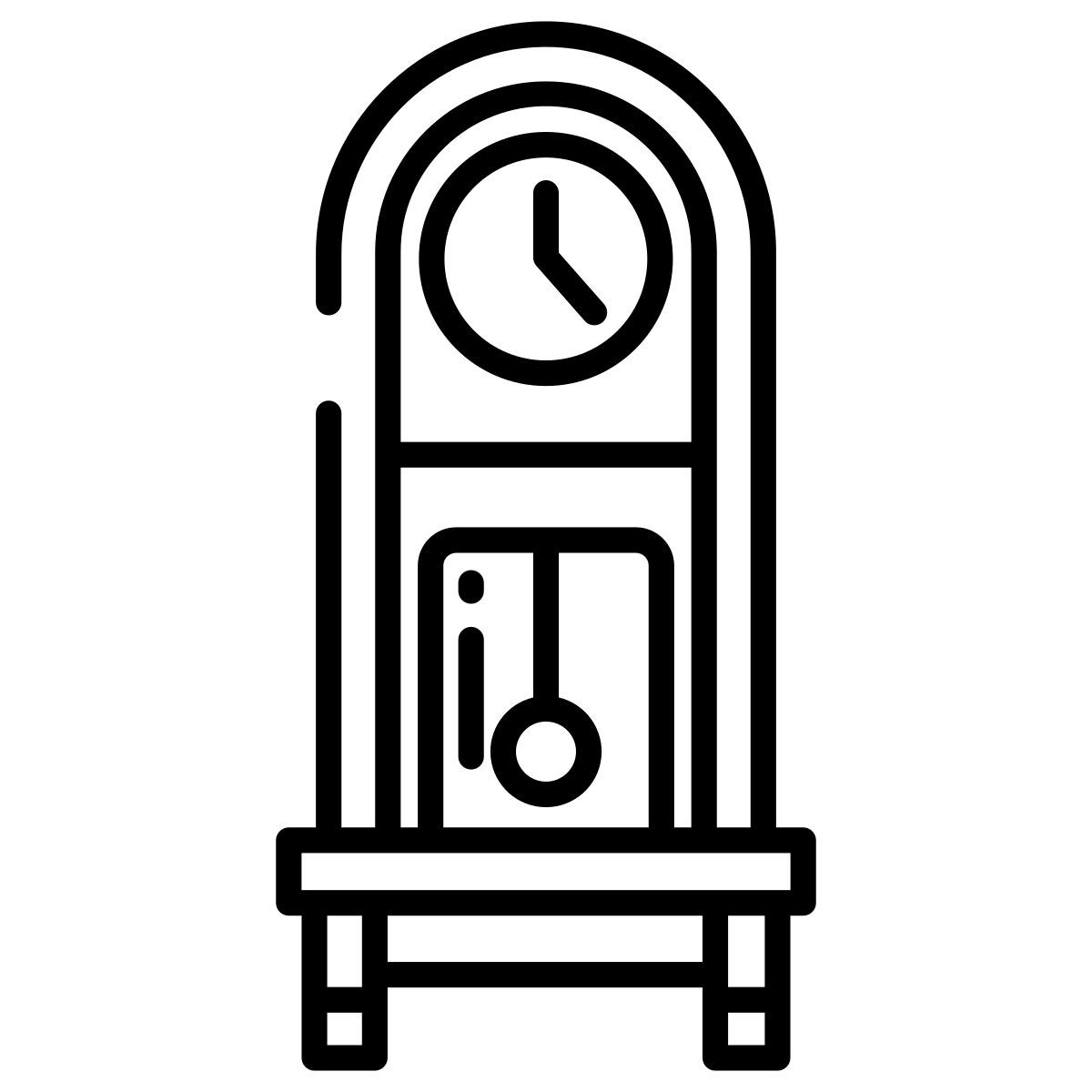 grandfather clock icon