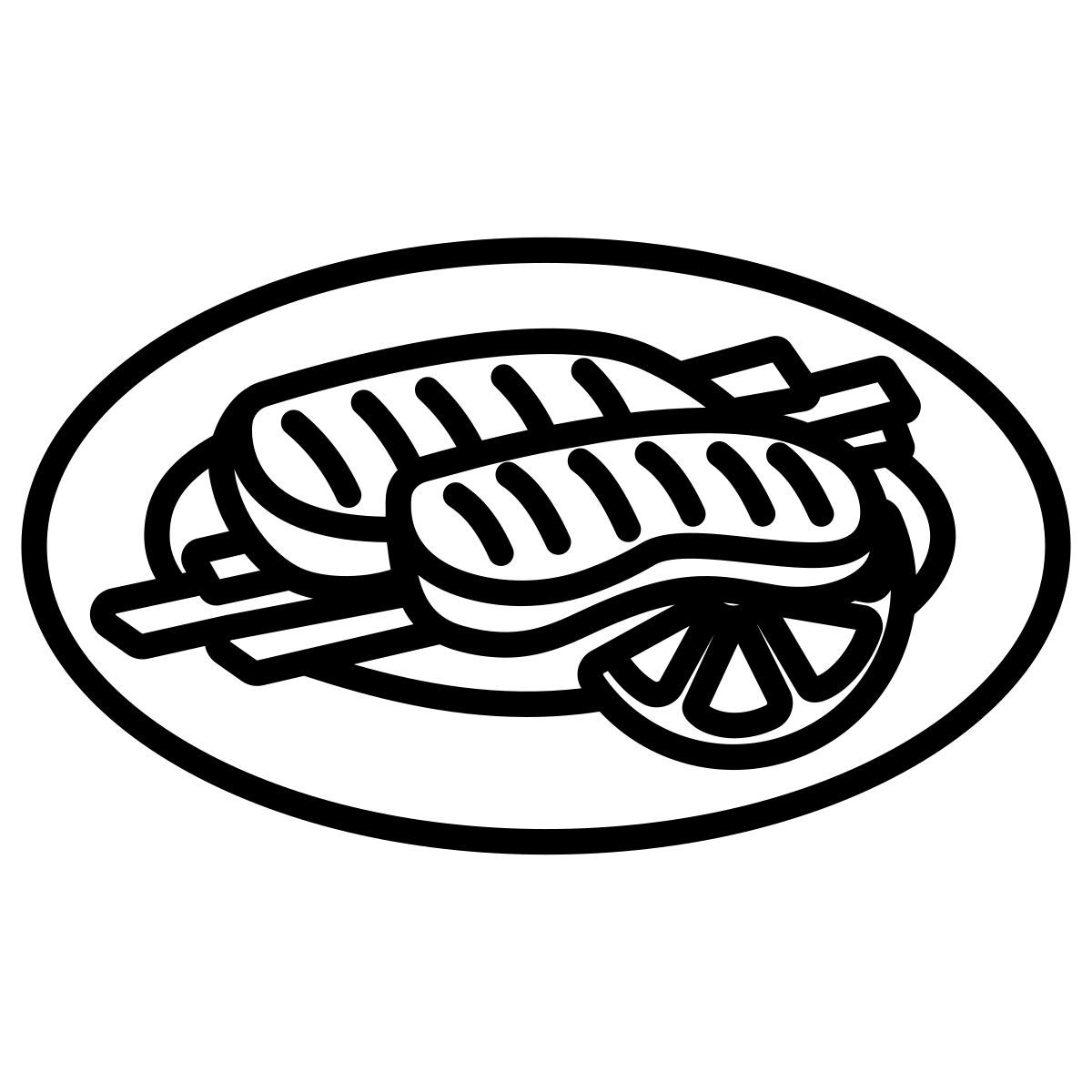 grilled meat icon
