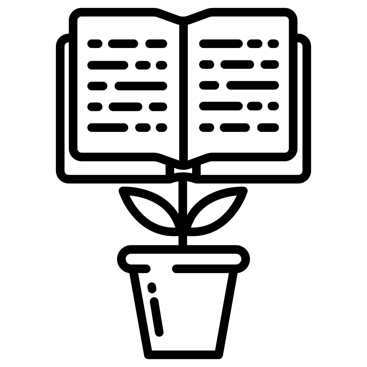 growing knowledge icon