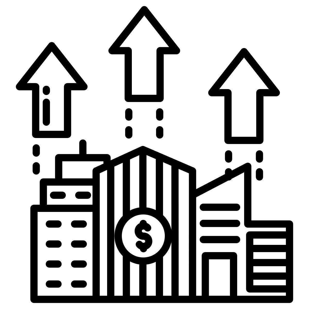 financial growth icon