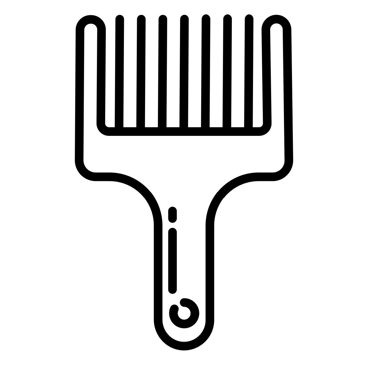 hairbrush icon