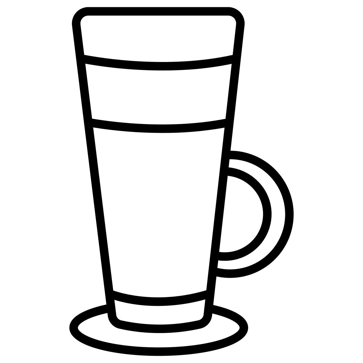 latte macchiato icon