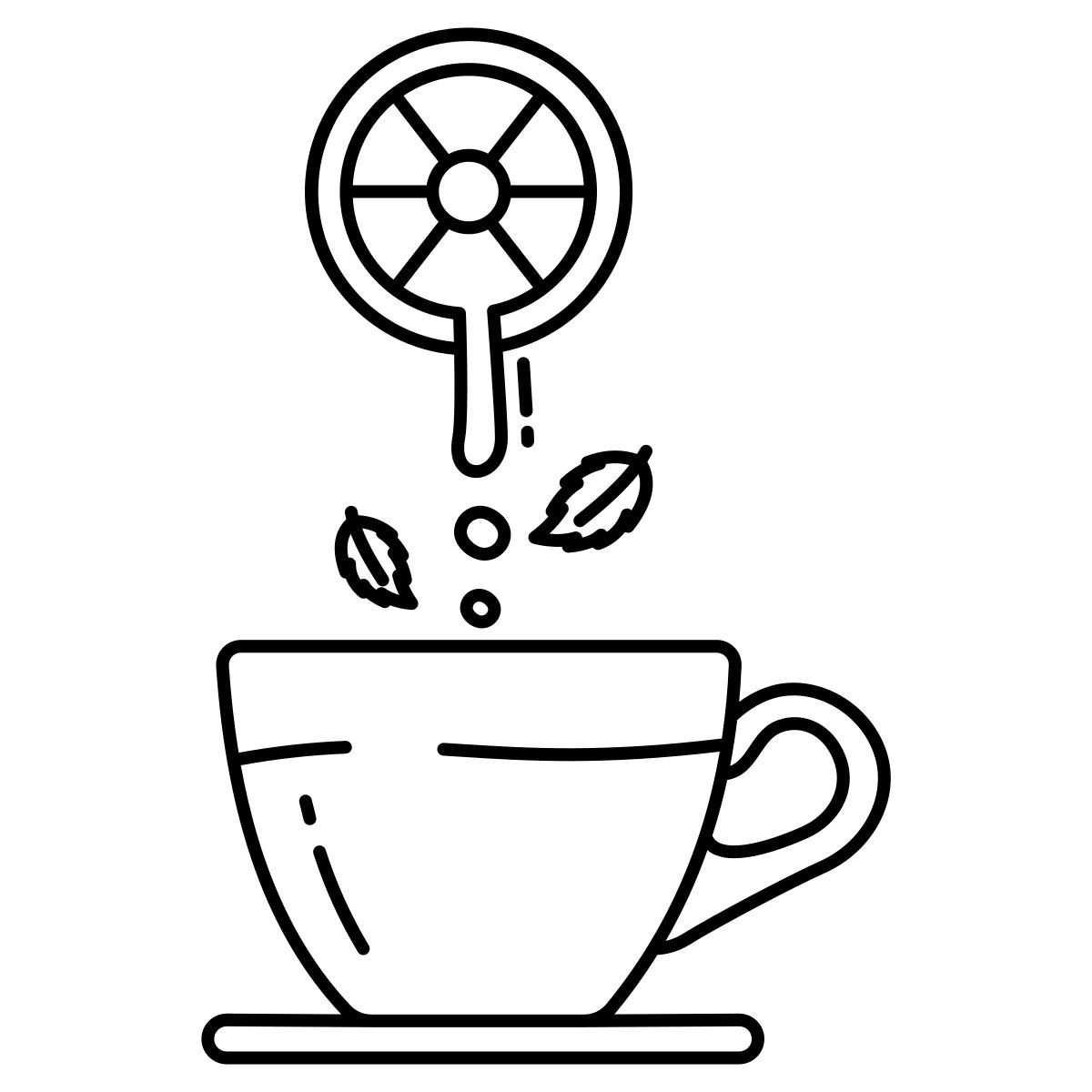 lemon tea icon