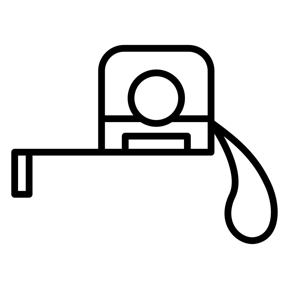 measuring tape icon