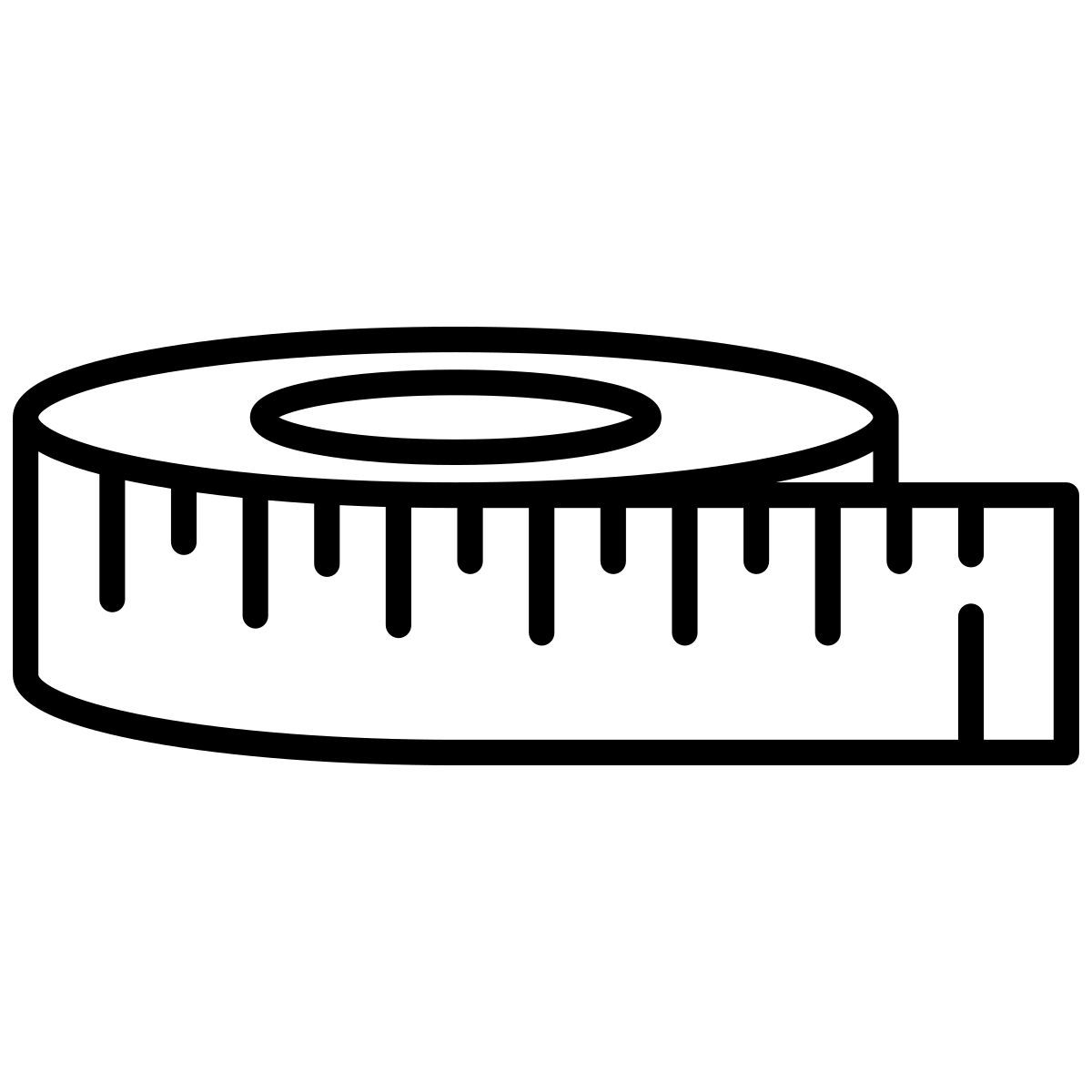 measuring tape icon