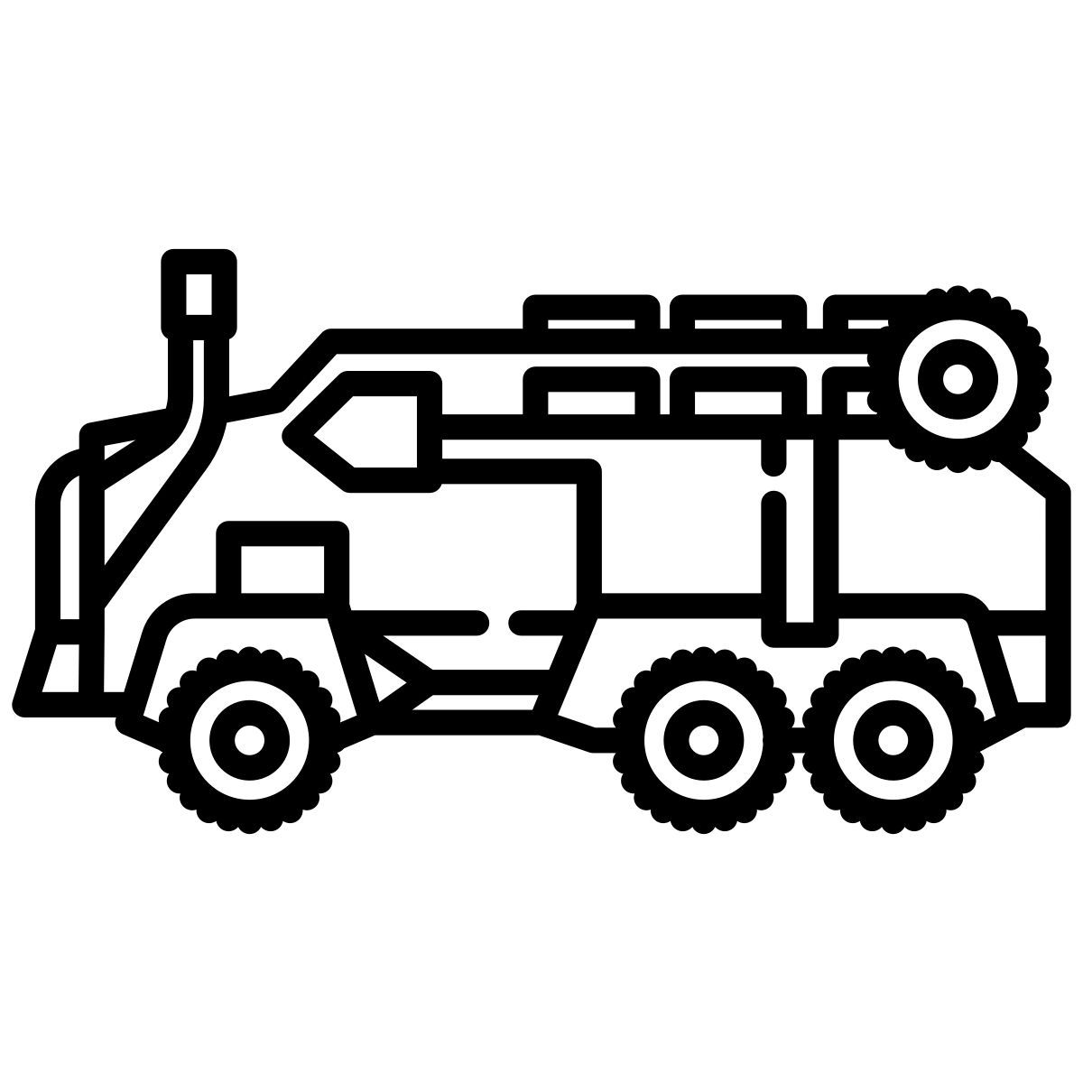 military vehicle icon