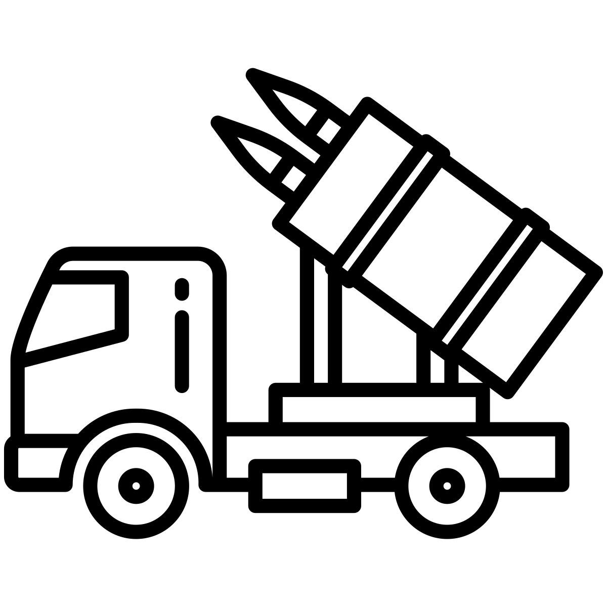 military vehicle icon