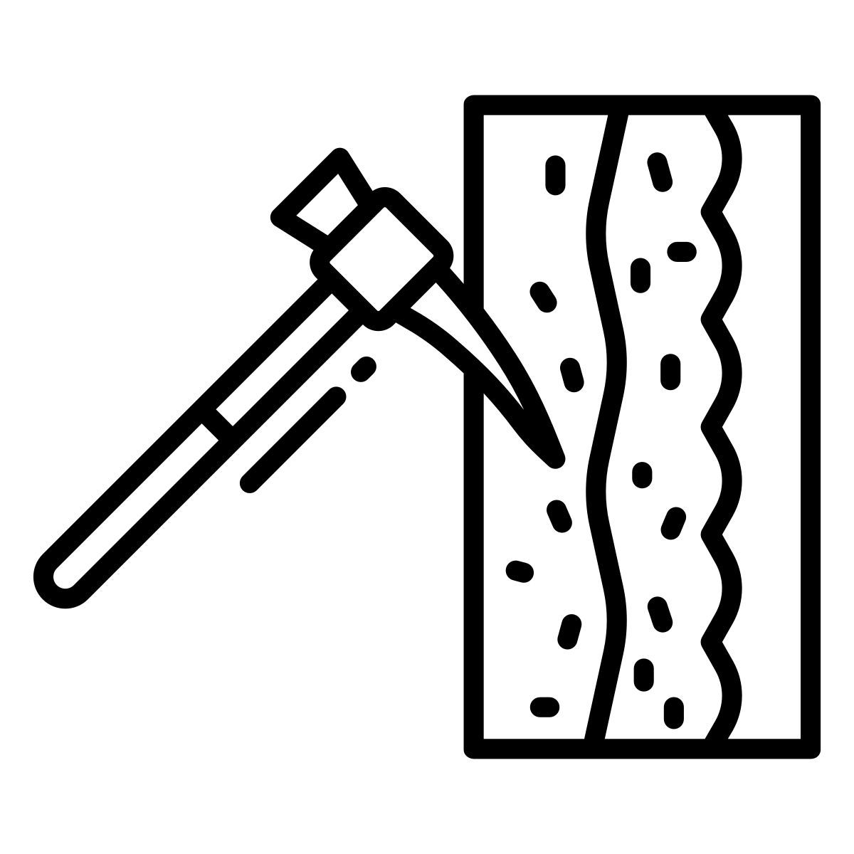 estrazione mineraria icon