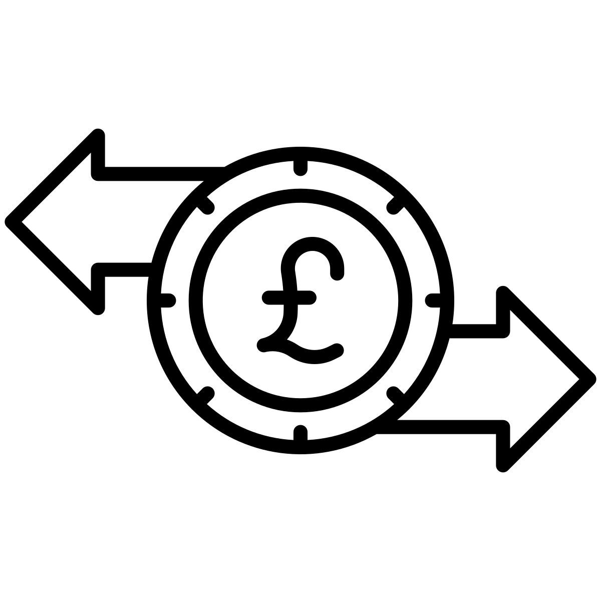 pound exchange icon