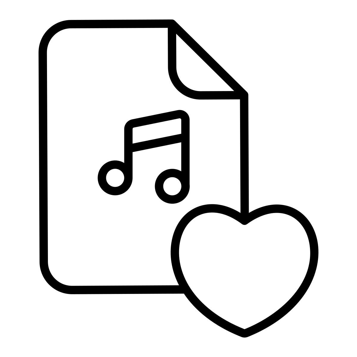 music file icon