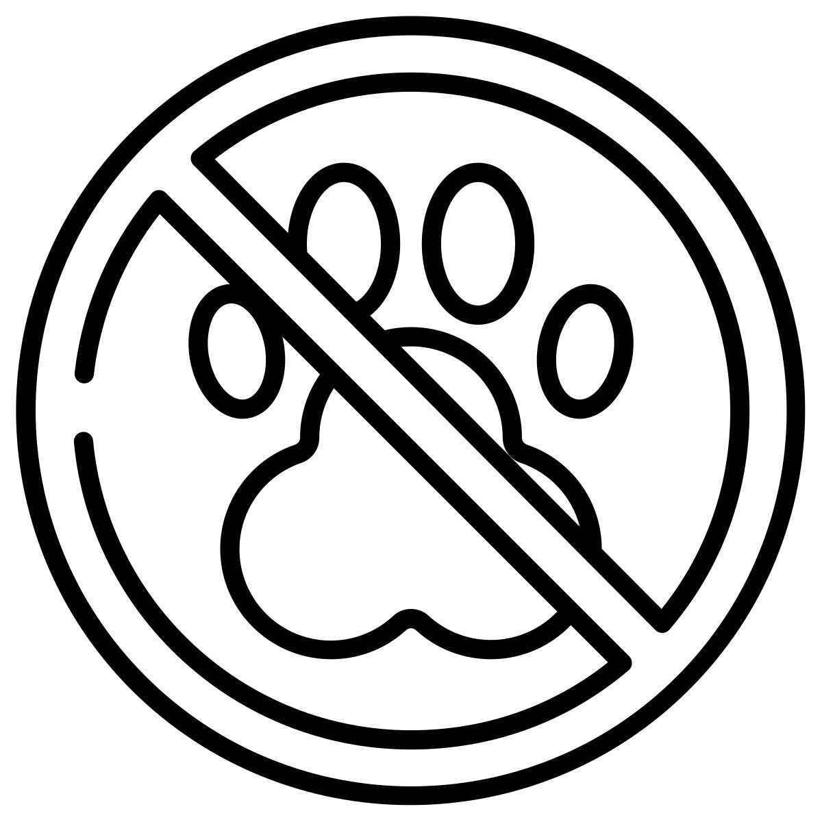 no pets allowed icon